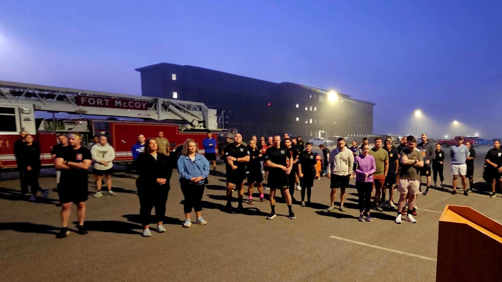 Fort McCoy remembers Patriot Day 2025 with third 9/11 Memorial Run, Stair Climb event