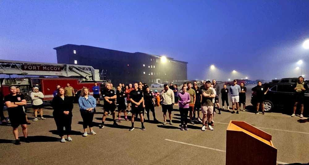 Fort McCoy remembers Patriot Day 2025 with third 9/11 Memorial Run, Stair Climb event