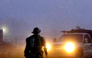 Fort McCoy firefighter-EMT honors emergency responders of 9-11 during post event