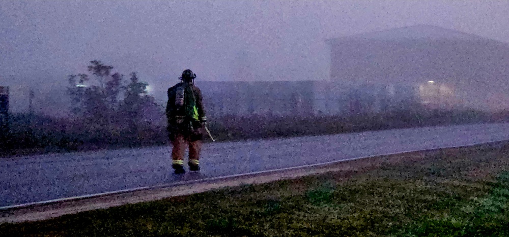 Fort McCoy firefighter-EMT honors emergency responders of 9-11 during post event