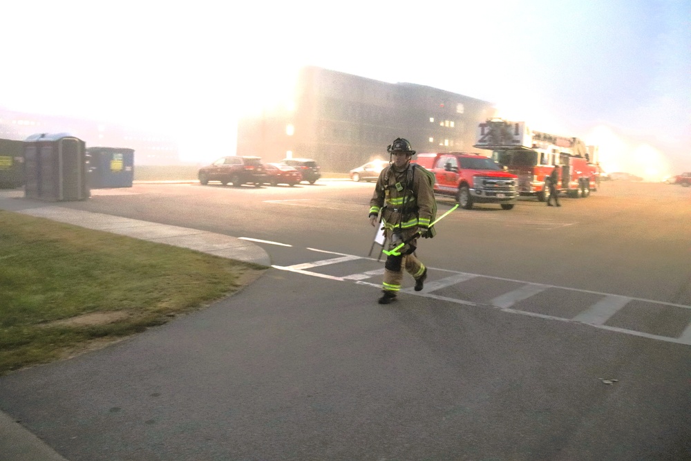 Fort McCoy firefighter-EMT honors emergency responders of 9-11 during post event