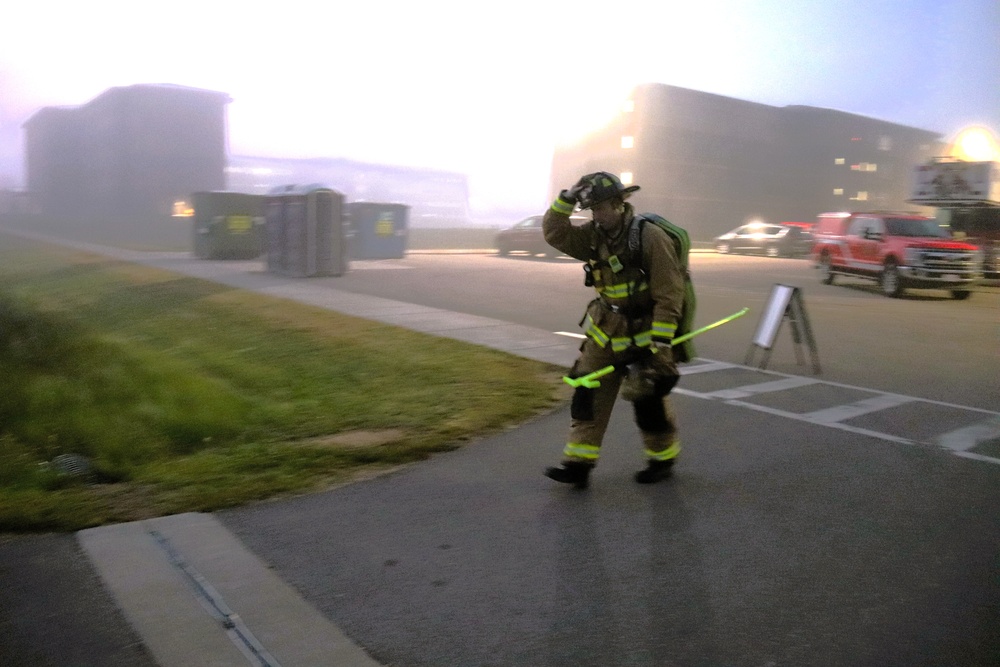 Fort McCoy firefighter-EMT honors emergency responders of 9-11 during post event