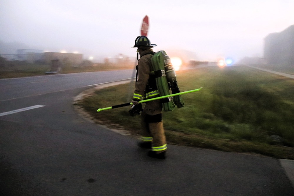 Fort McCoy firefighter-EMT honors emergency responders of 9-11 during post event