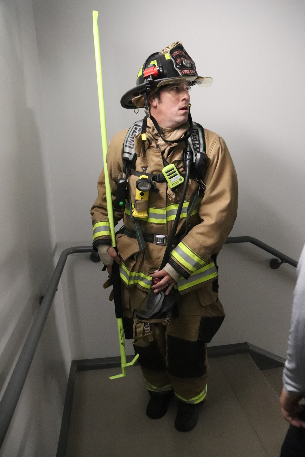 Fort McCoy firefighter-EMT honors emergency responders of 9-11 during post event