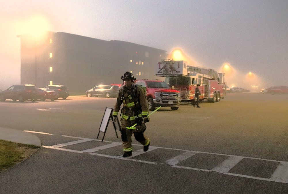 Fort McCoy firefighter-EMT honors emergency responders of 9-11 during post event