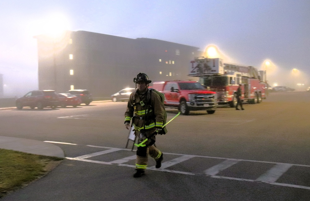 Fort McCoy firefighter-EMT honors emergency responders of 9-11 during post event