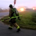 Fort McCoy firefighter-EMT honors emergency responders of 9-11 during post event