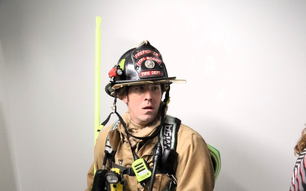 Fort McCoy firefighter-EMT honors emergency responders of 9-11 during post event