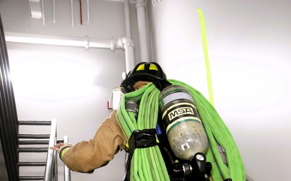 Fort McCoy firefighter-EMT honors emergency responders of 9-11 during post event