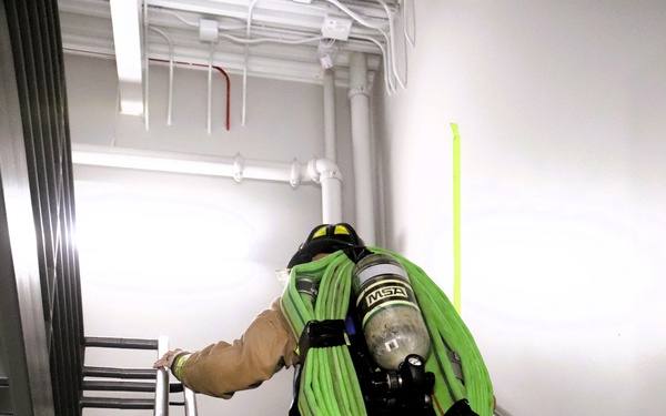 Fort McCoy firefighter-EMT honors emergency responders of 9-11 during post event