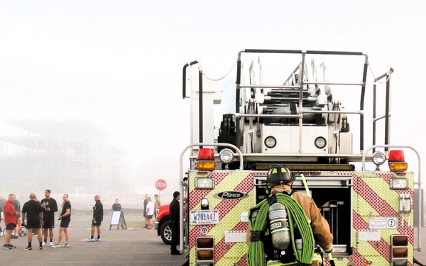 Fort McCoy firefighter-EMT honors emergency responders of 9-11 during post event