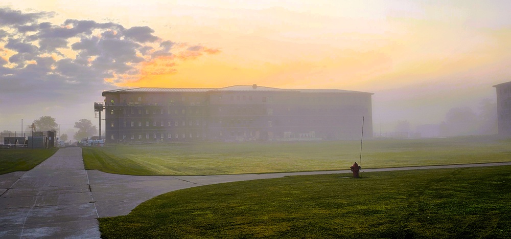 September 2025 construction operations of East Barracks Project at Fort McCoy