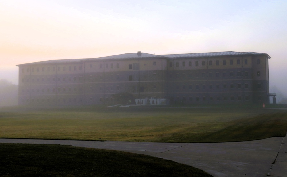 September 2025 construction operations of East Barracks Project at Fort McCoy