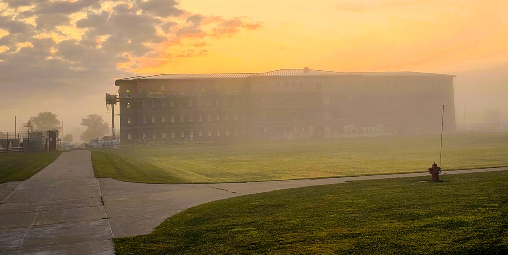 September 2025 construction operations of East Barracks Project at Fort McCoy
