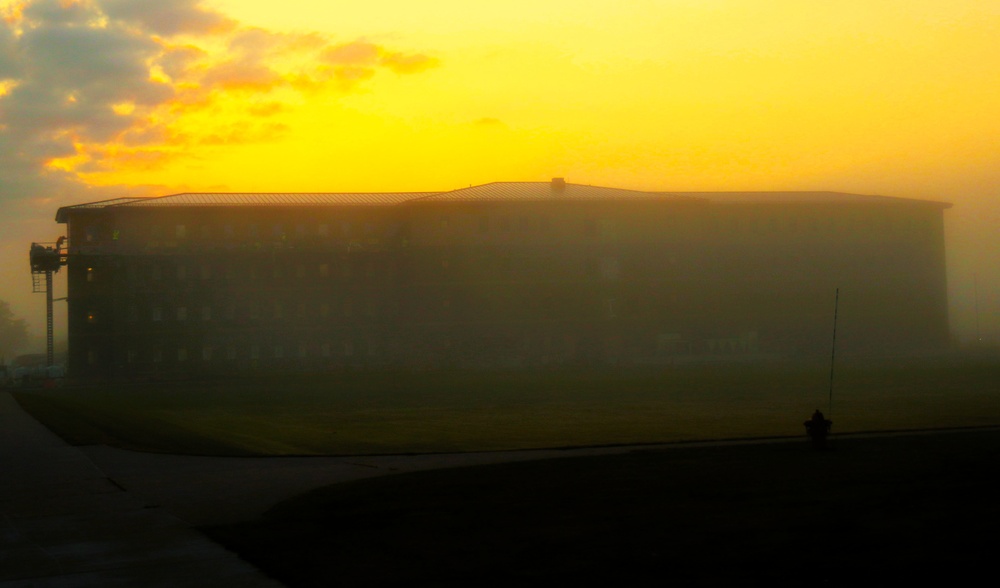 September 2025 construction operations of East Barracks Project at Fort McCoy