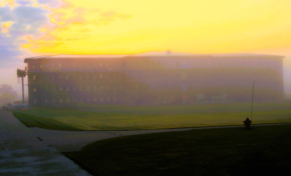 September 2025 construction operations of East Barracks Project at Fort McCoy