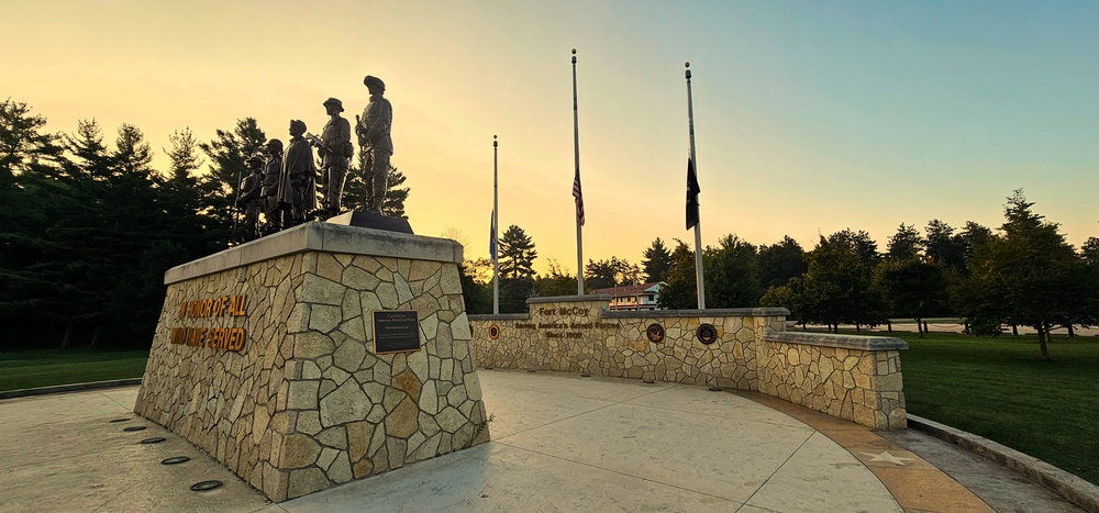 Fort McCoy's Commemorative Area on Patriot Day 2025