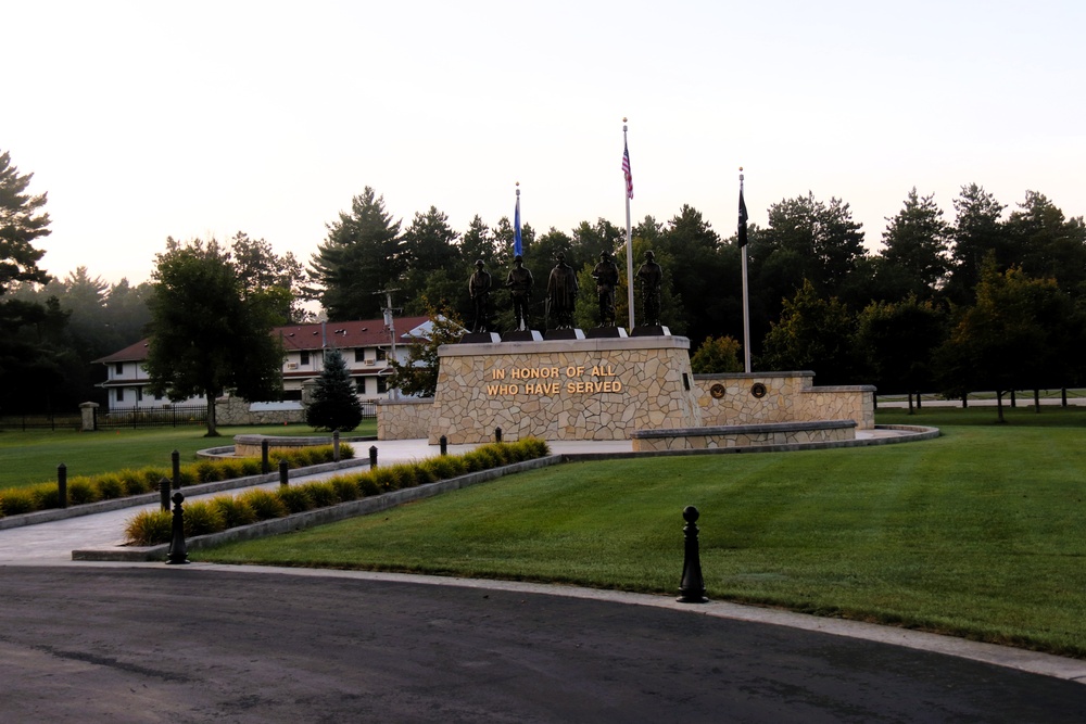 Fort McCoy's Commemorative Area on Patriot Day 2025