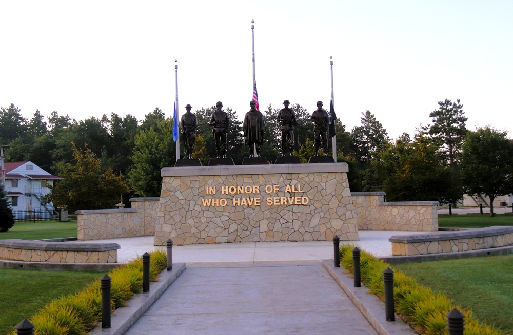 Fort McCoy's Commemorative Area on Patriot Day 2025