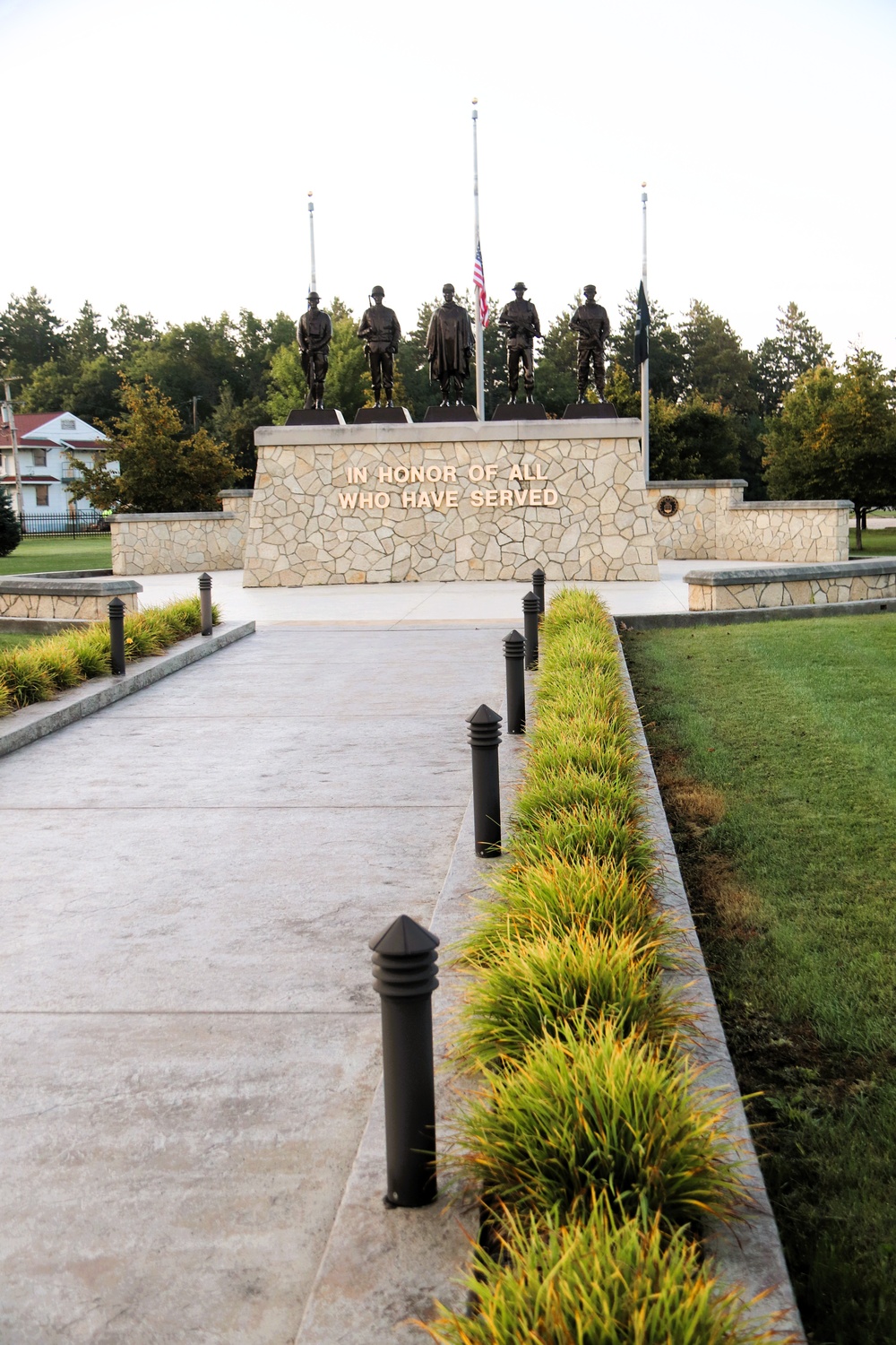 Fort McCoy's Commemorative Area on Patriot Day 2025
