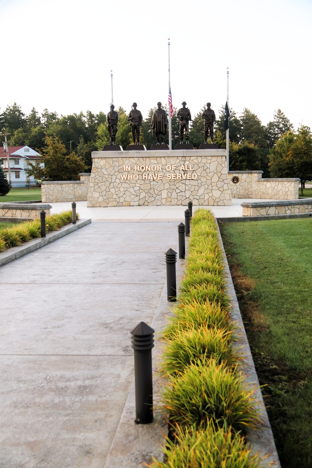Fort McCoy's Commemorative Area on Patriot Day 2025