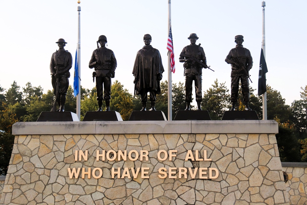 Fort McCoy's Commemorative Area on Patriot Day 2025