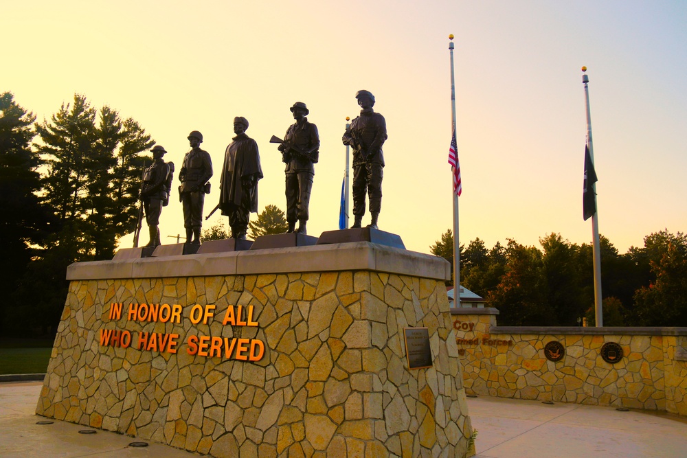 Fort McCoy's Commemorative Area on Patriot Day 2025