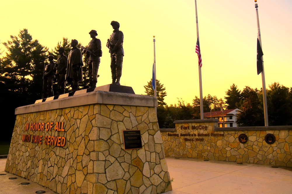 Fort McCoy's Commemorative Area on Patriot Day 2025