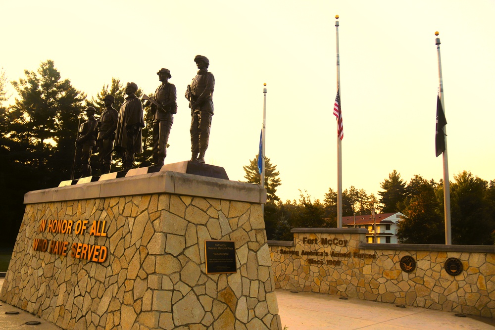 Fort McCoy's Commemorative Area on Patriot Day 2025