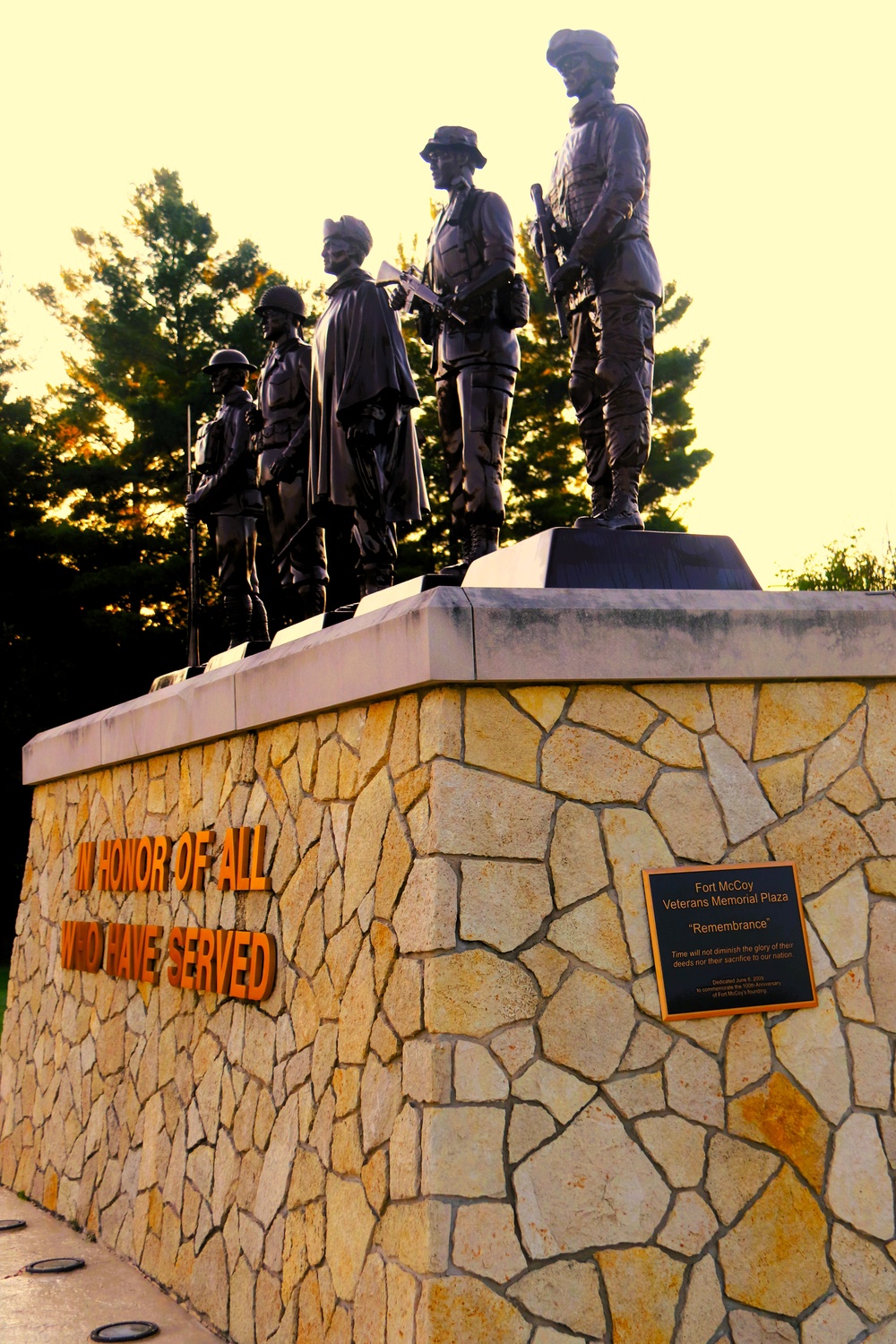 Fort McCoy's Commemorative Area on Patriot Day 2025