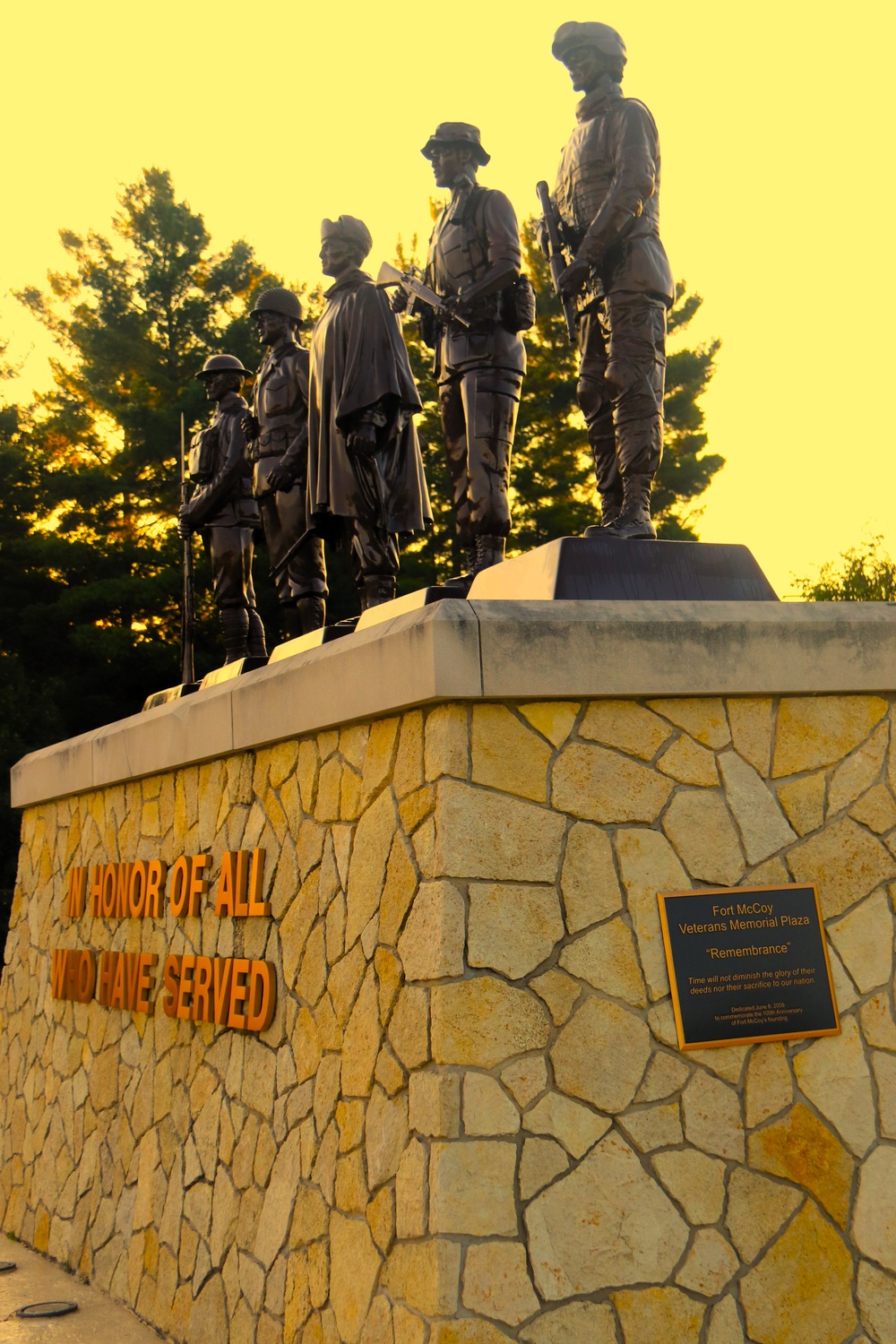 Fort McCoy's Commemorative Area on Patriot Day 2025