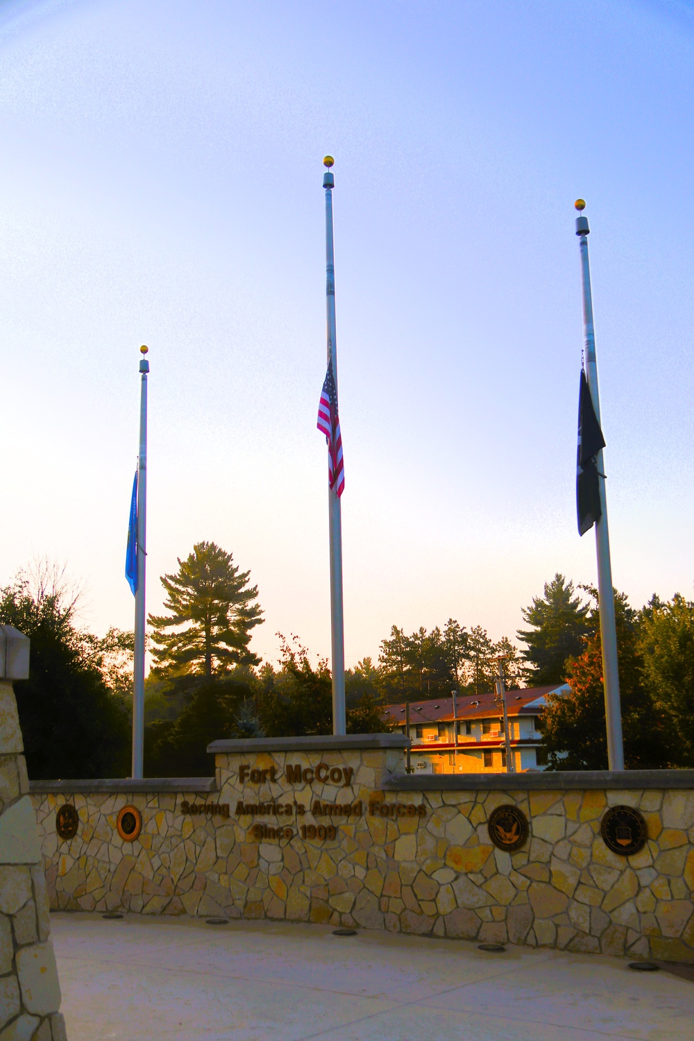 Fort McCoy's Commemorative Area on Patriot Day 2025