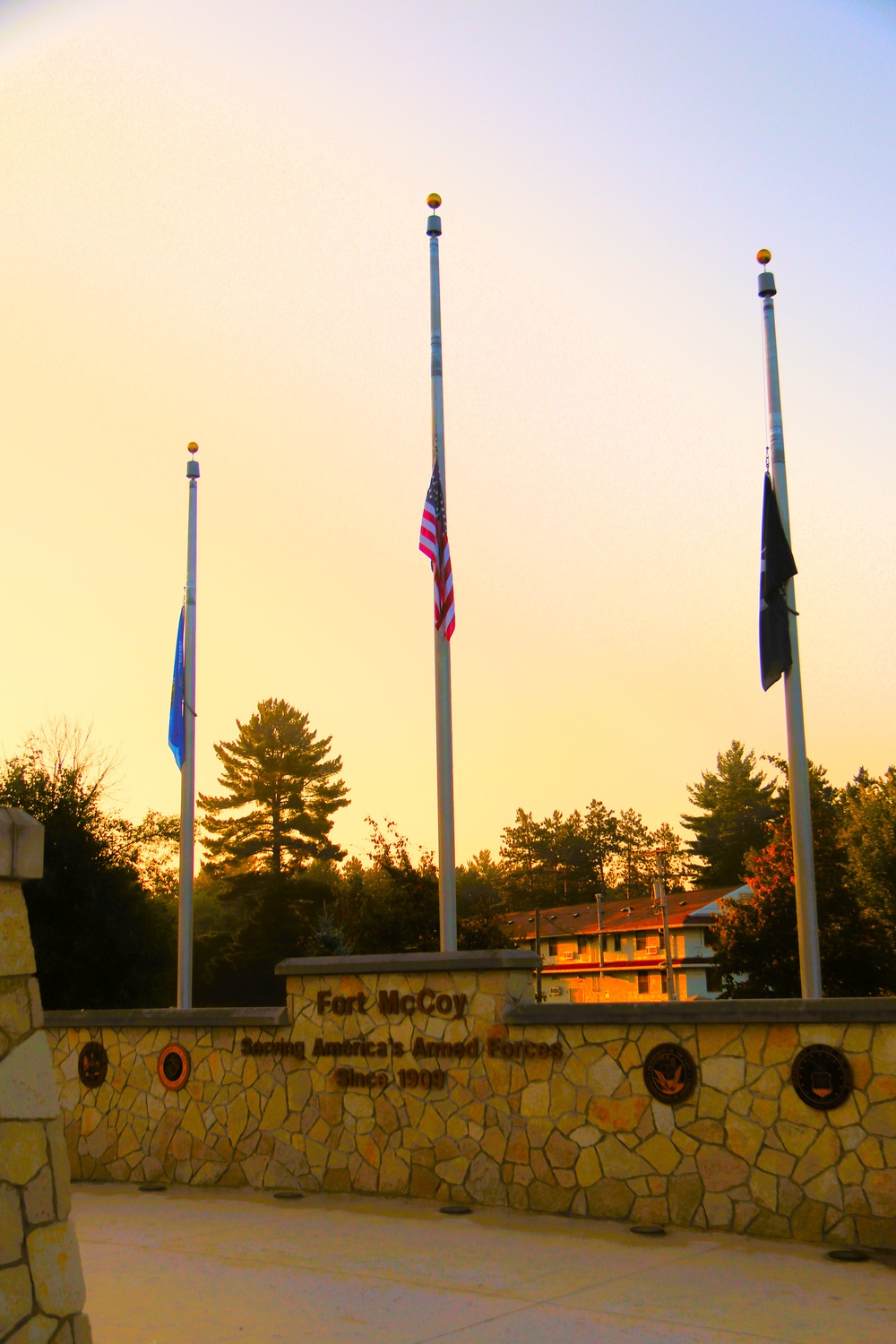 Fort McCoy's Commemorative Area on Patriot Day 2025