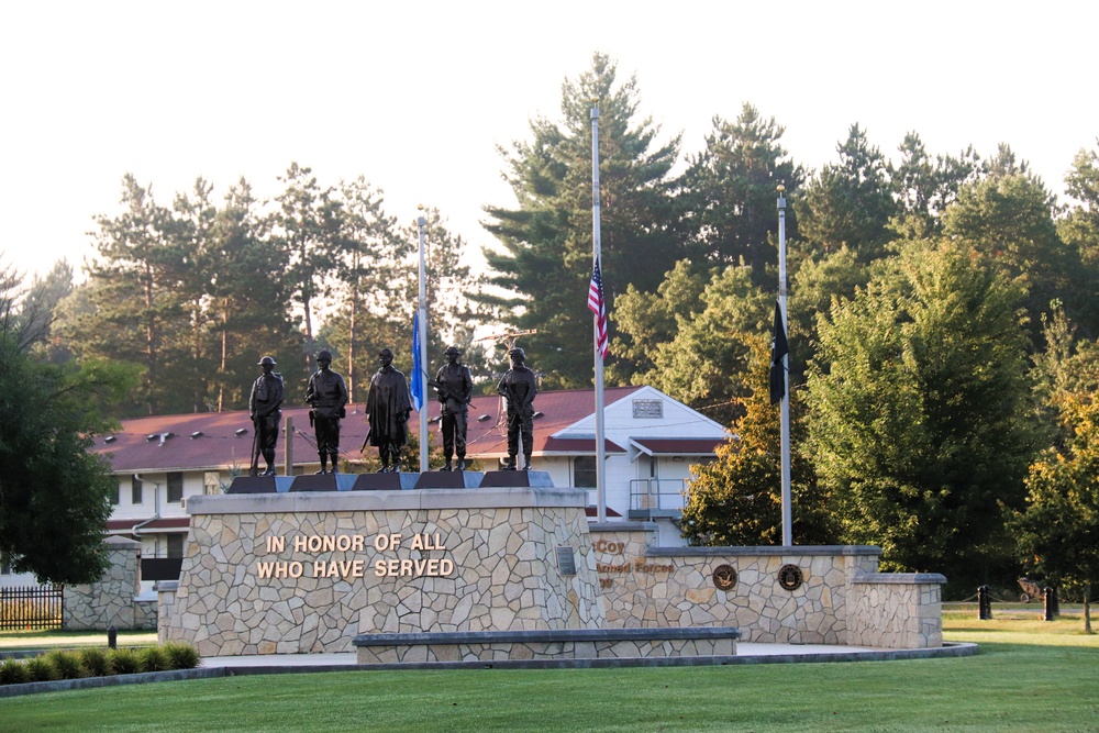 Fort McCoy's Commemorative Area on Patriot Day 2025