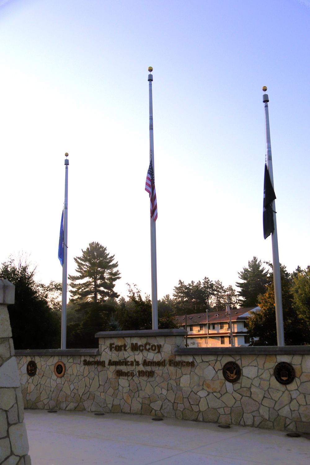 Fort McCoy's Commemorative Area on Patriot Day 2025