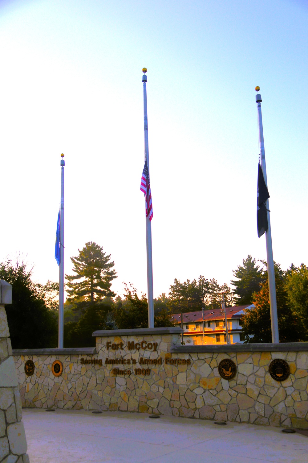 Fort McCoy's Commemorative Area on Patriot Day 2025