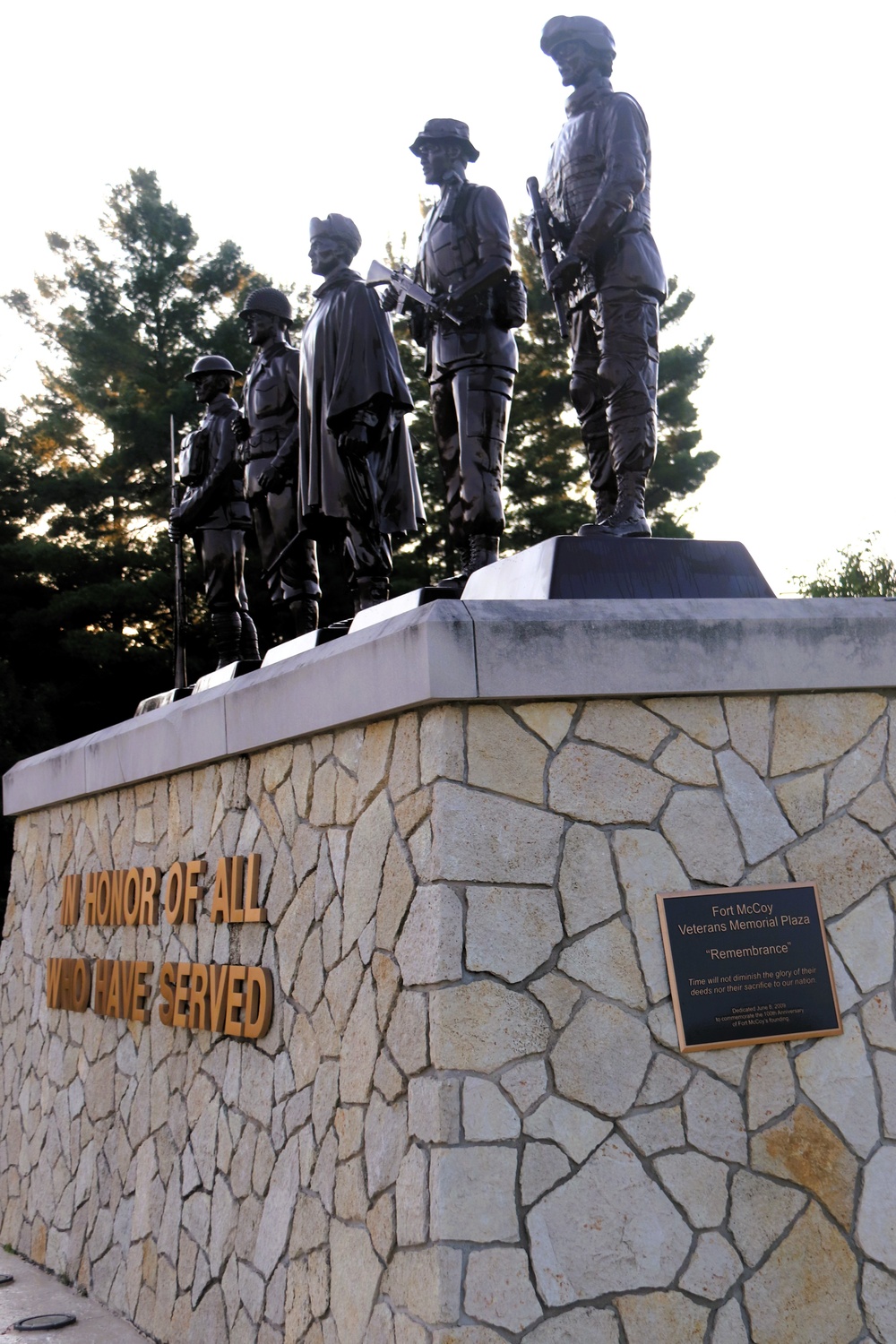 Fort McCoy's Commemorative Area on Patriot Day 2025