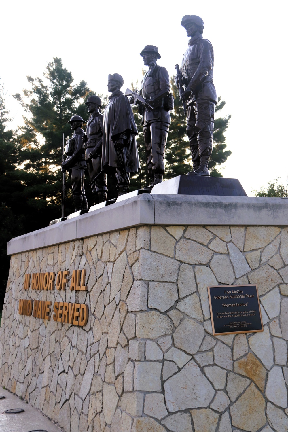 Fort McCoy's Commemorative Area on Patriot Day 2025