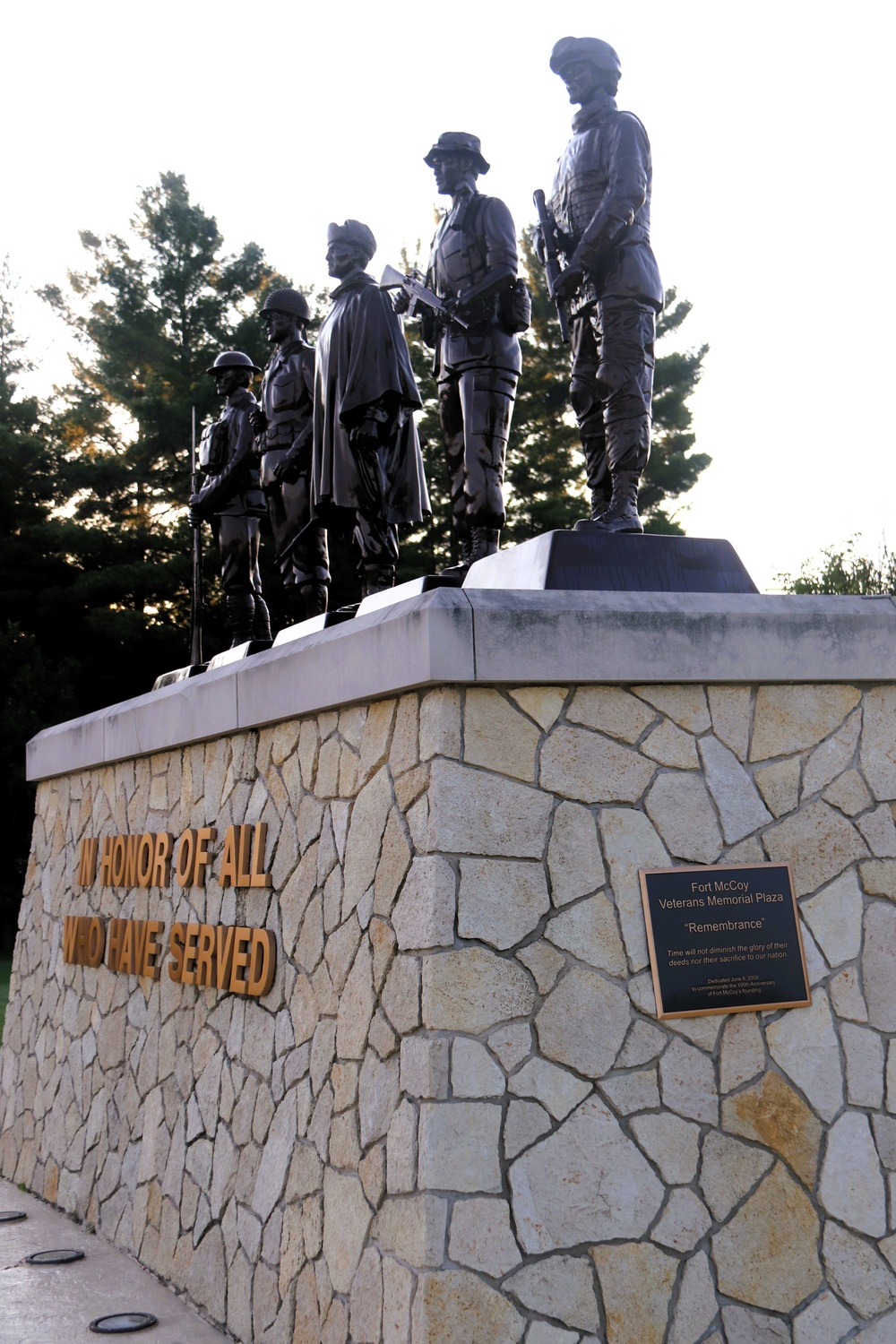 Fort McCoy's Commemorative Area on Patriot Day 2025