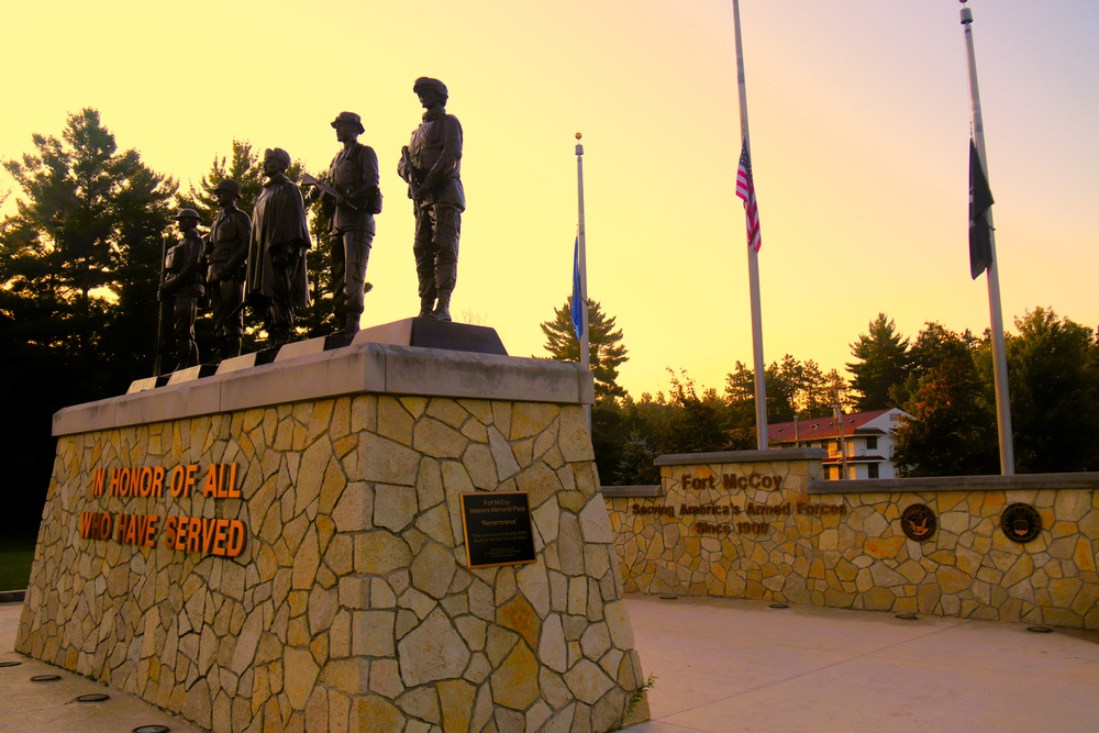 Fort McCoy's Commemorative Area on Patriot Day 2025