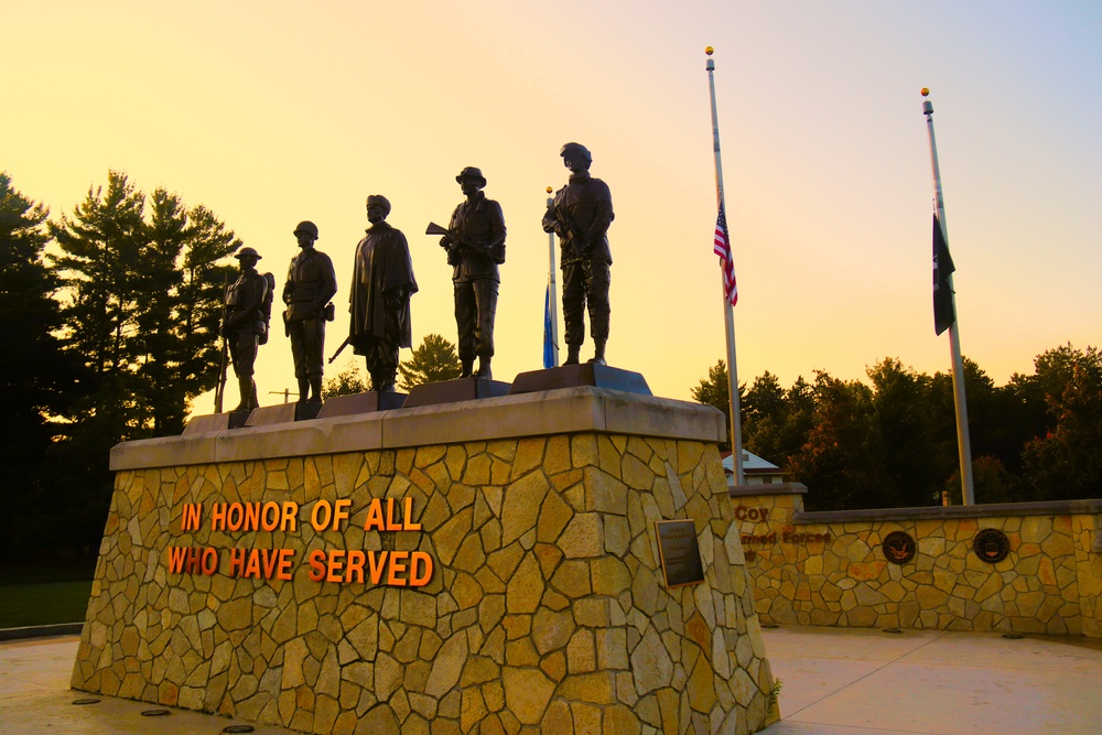 Fort McCoy's Commemorative Area on Patriot Day 2025