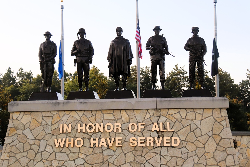 Fort McCoy's Commemorative Area on Patriot Day 2025