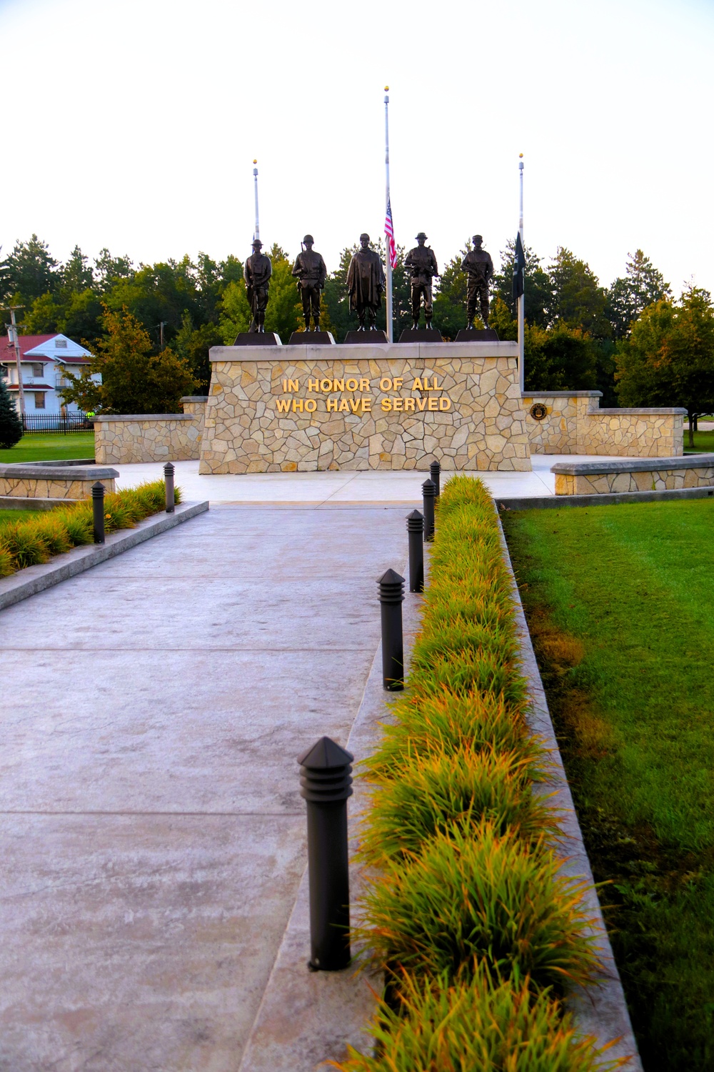 Fort McCoy's Commemorative Area on Patriot Day 2025