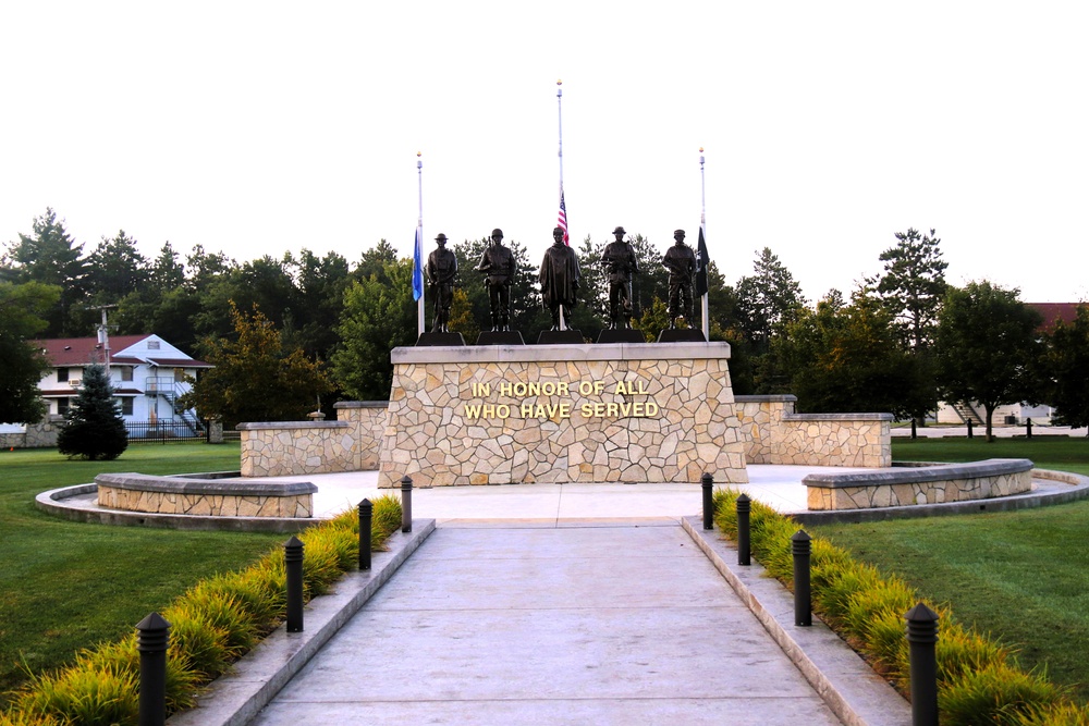 Fort McCoy's Commemorative Area on Patriot Day 2025