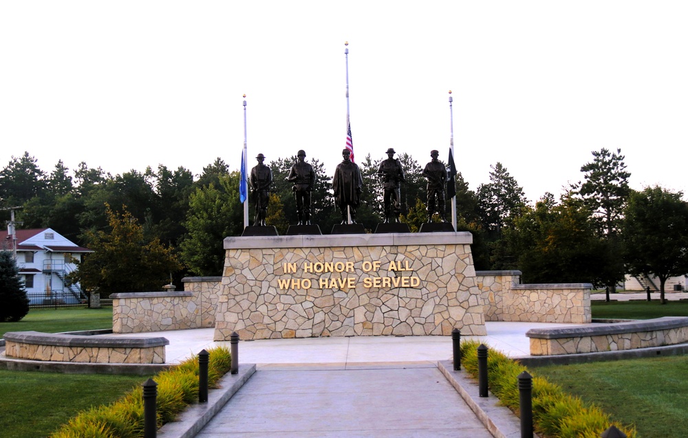 Fort McCoy's Commemorative Area on Patriot Day 2025