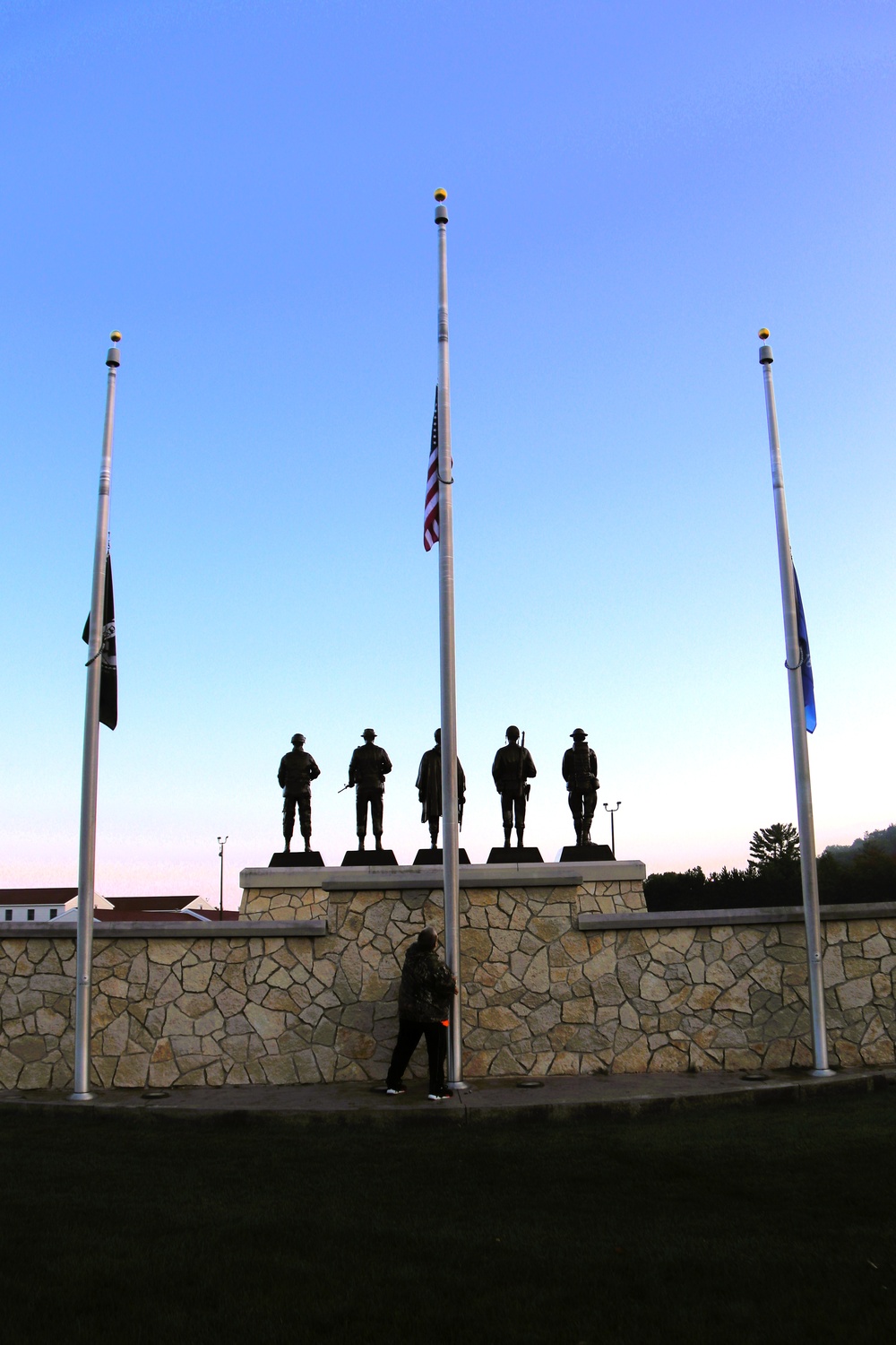Fort McCoy's Commemorative Area on Patriot Day 2025