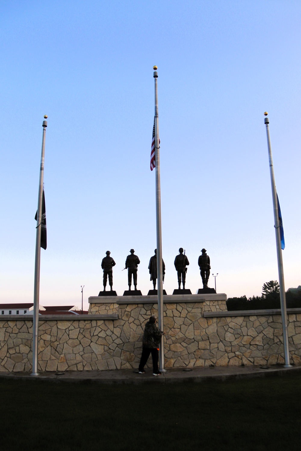 Fort McCoy's Commemorative Area on Patriot Day 2025