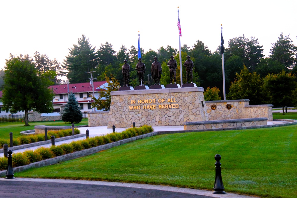 Fort McCoy's Commemorative Area on Patriot Day 2025