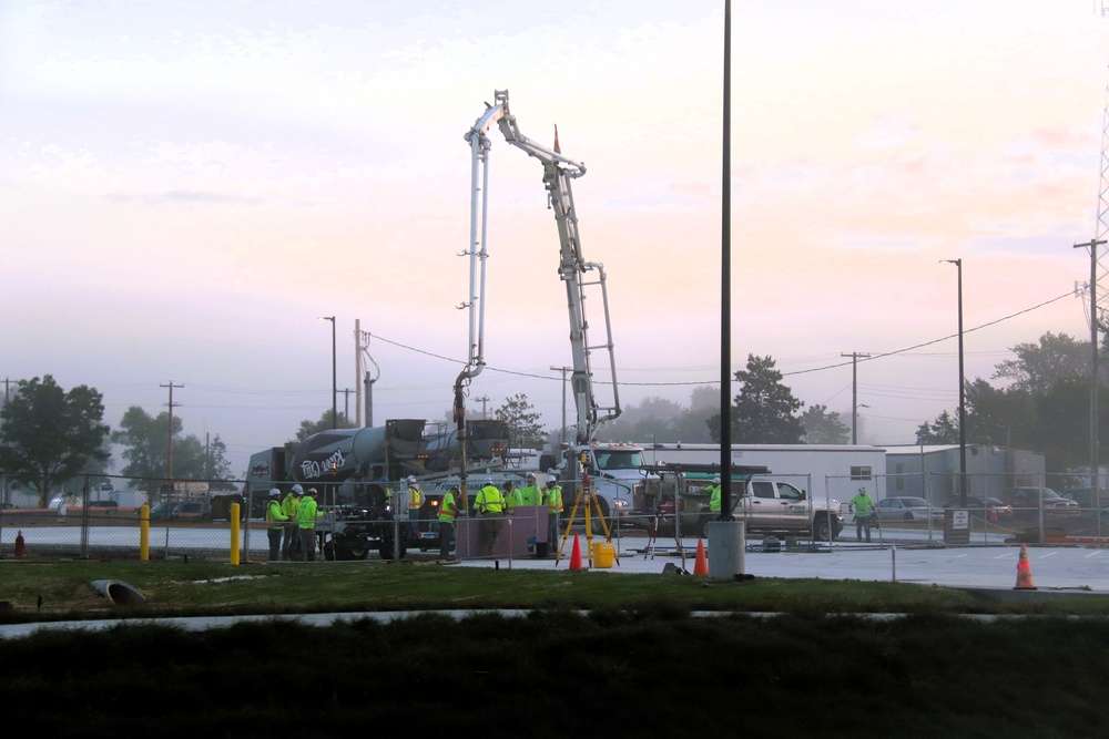 Photo Essay: September 2025 construction operations for fiscal year 2024-funded $55.75 million Collective Training Officers Quarters Project at Fort McCoy,