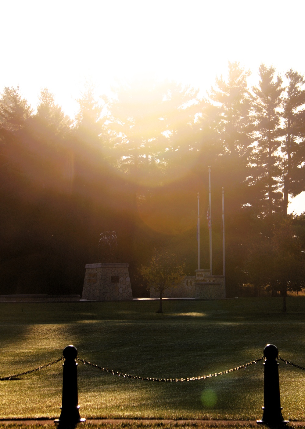 Fort McCoy Commemorative Area on Patriot Day 2025